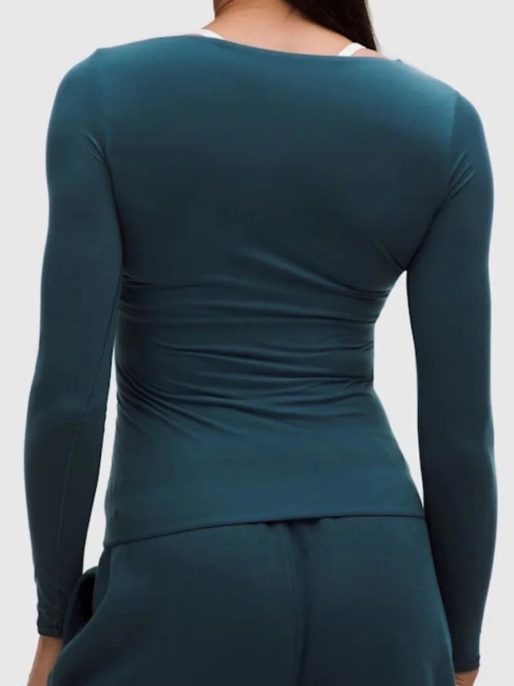NWOT/NWT Lululemon Matching Indochine Blue Set. Size Top S/Bottom 8